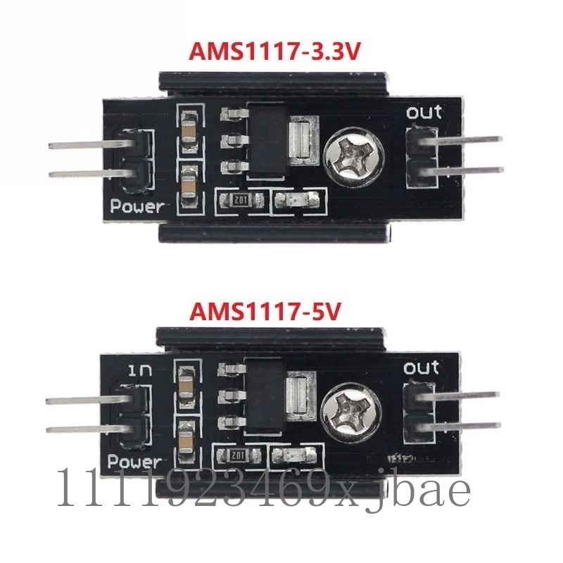 Ams1117 Module - AMS1117 Moduł zasilania DC-DC 3.3V/5V z