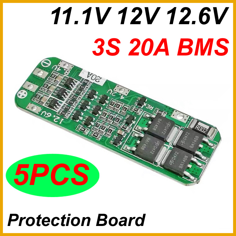 Li Ion Charger Module - Płytka Zabezpieczająca BMS 3S 20A 25W
