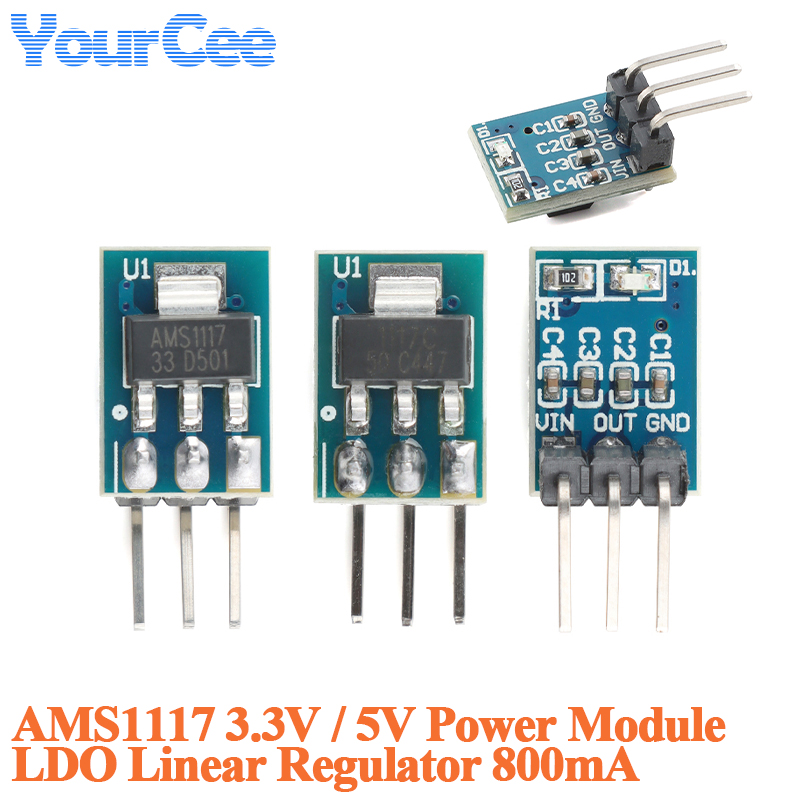 Ams1117 Module - 20 szt./1 szt. AMS1117 3.3V 5V