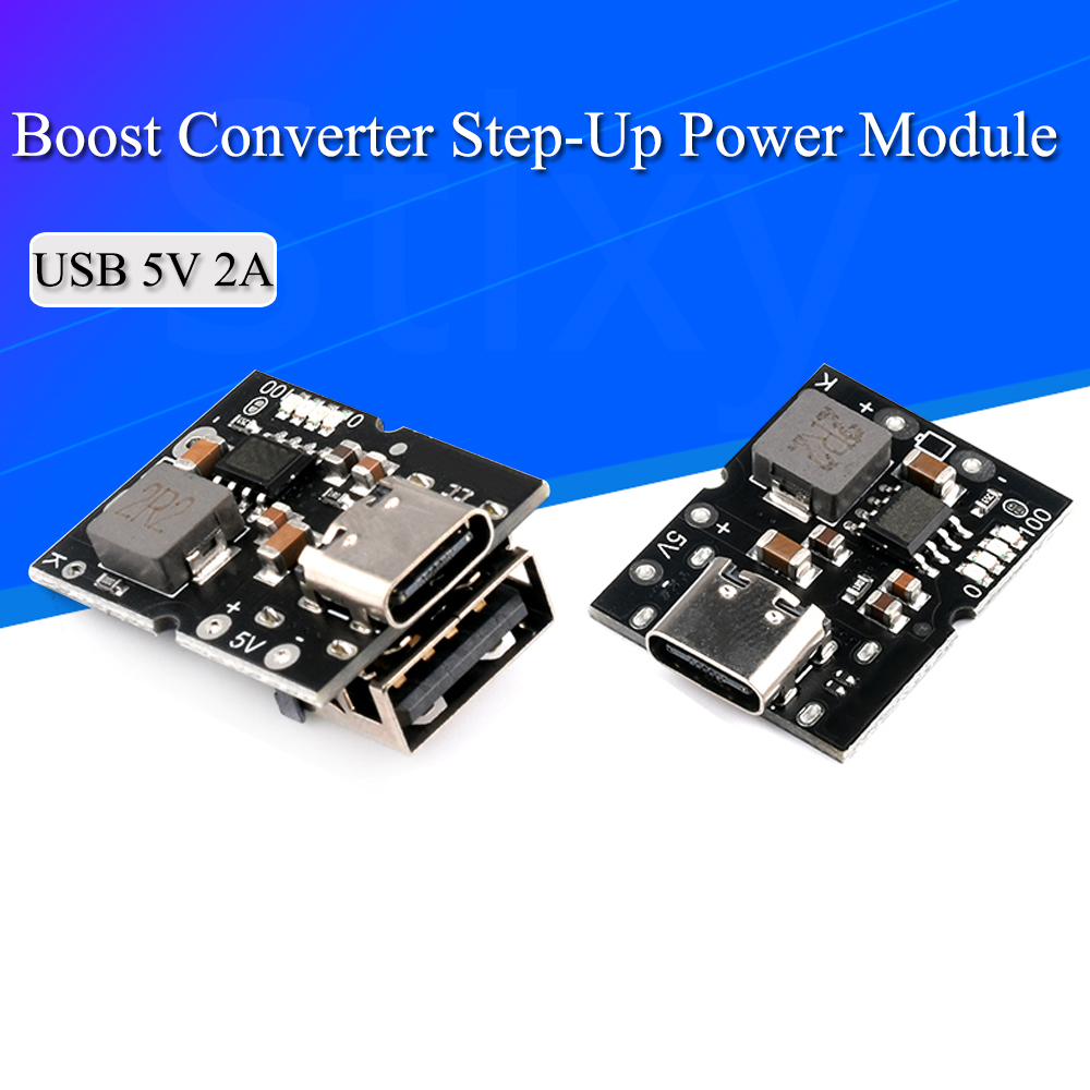 Li Ion Charger Module - Typ-C USB 5V 2A Boost Converter