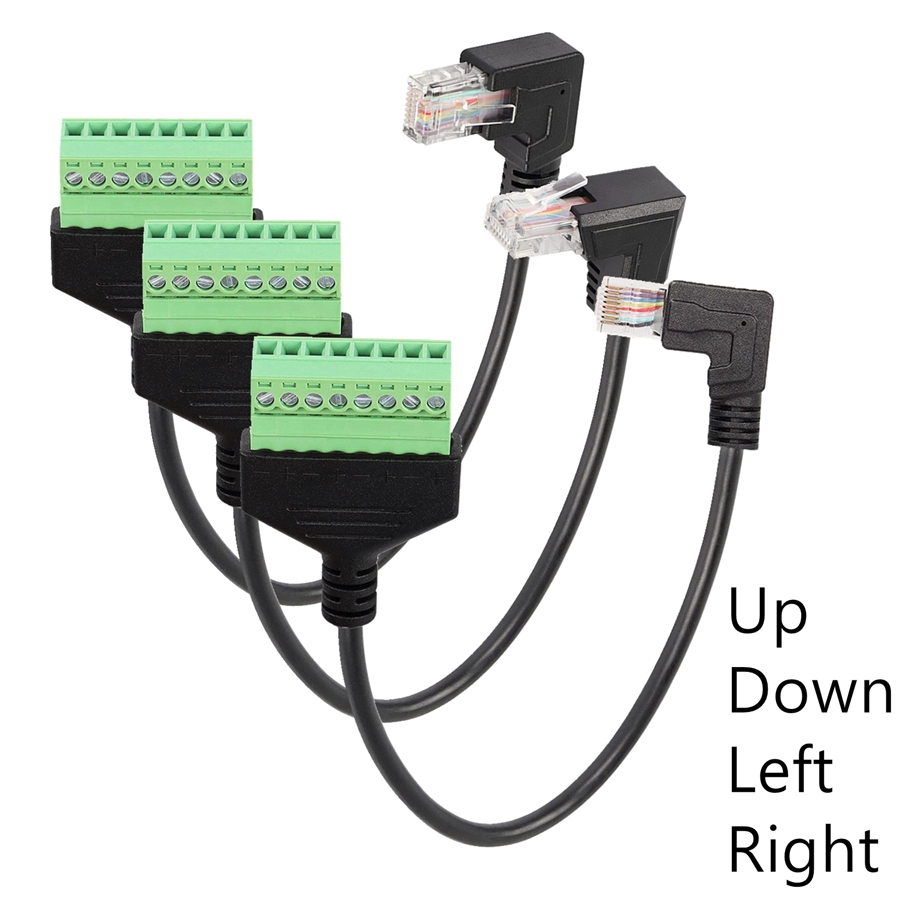 Screw Terminal Block - Rj45 do zacisku śrubowego 8-pinowe złącze