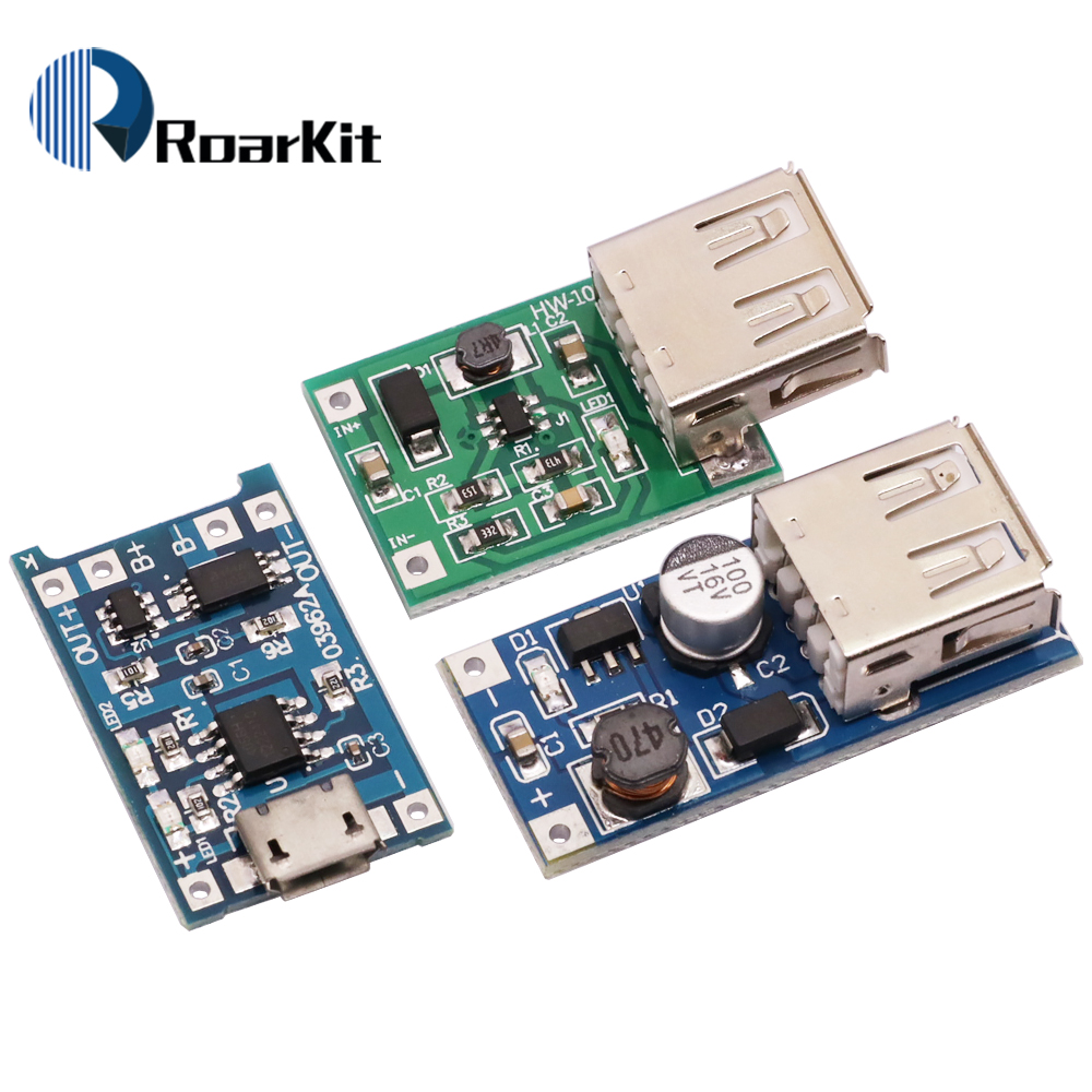 Tp4056 Module - 1/5/10 szt. Moduł Boost DC-DC (0.9V