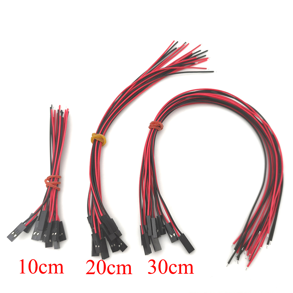 Jumper Wire Kit - 10/20 szt. 2-pinowe żeńskie złącze przewodów