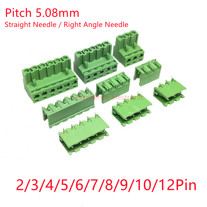 Screw Terminal Block - 5 Par Listew Zaciskowych 5,08 mm