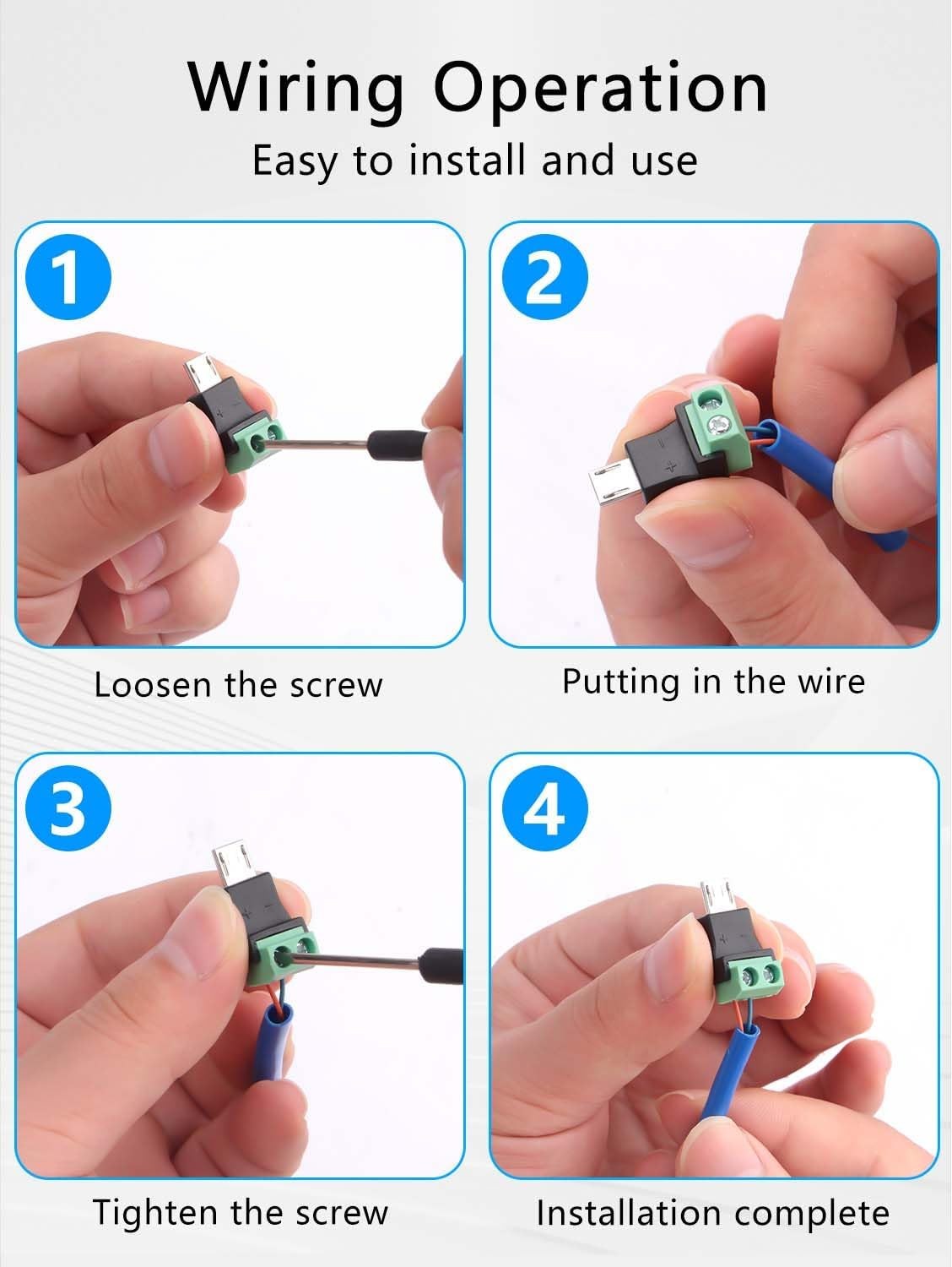 Adapter 5 szt. 2-pinowy zacisk – Screw Terminal Block recenzja i cena