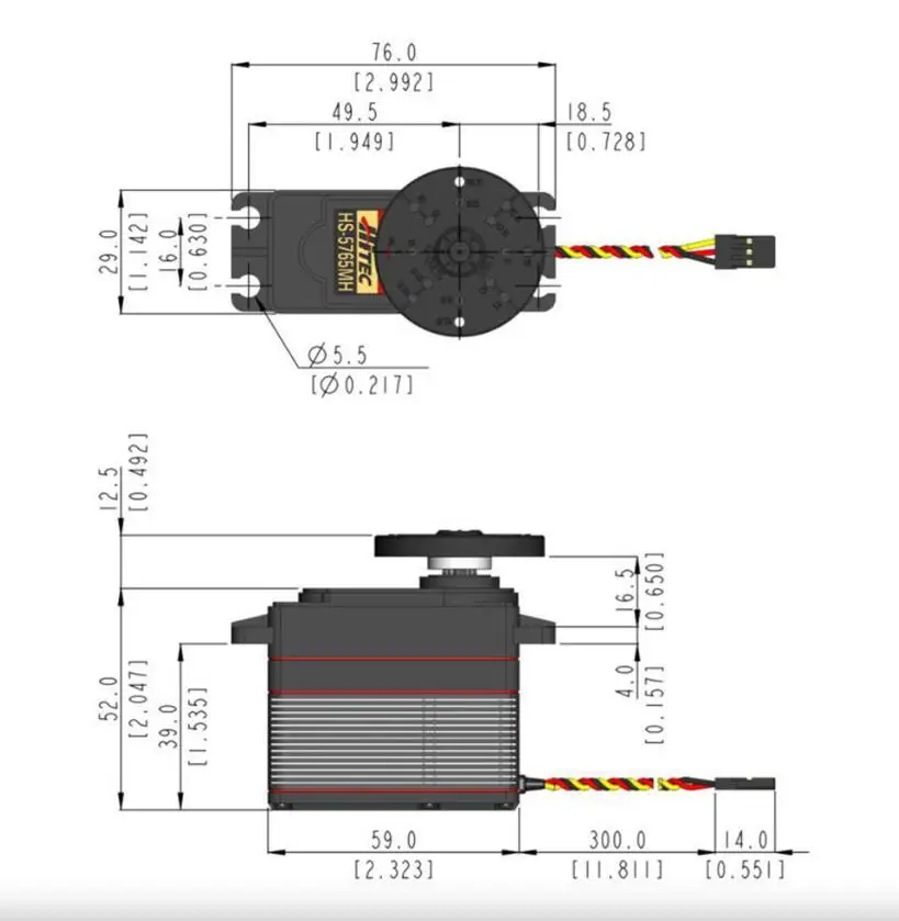 HS-5765MH Programowalny serwom – Antenna 2.4Ghz recenzja i cena