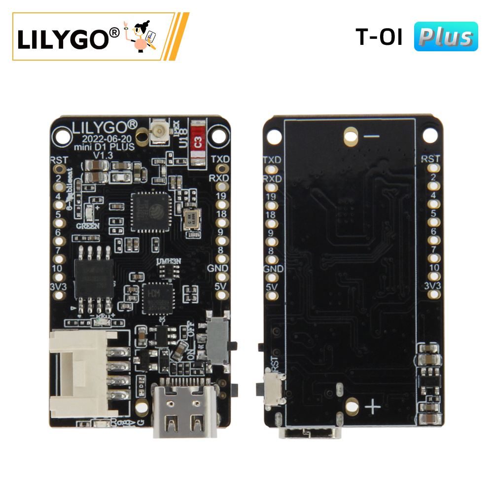 LILYGO® TTGO T-OI Plus ESP32-C – Esp32 Battery Holder Lipo recenzja i cena