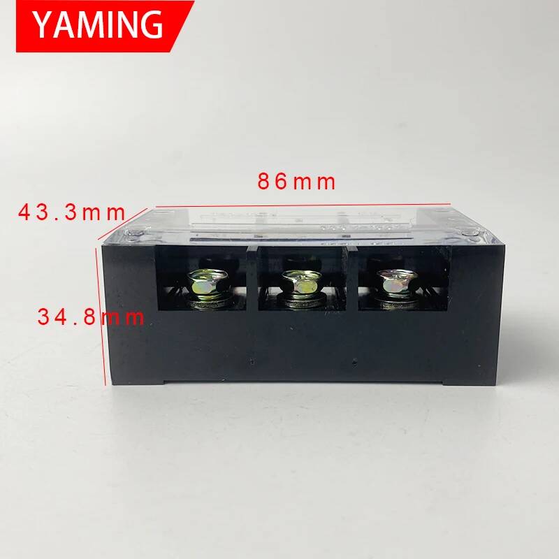 2 szt. TBC-1003 100A 3P 600V 6 – Screw Terminal Block recenzja i cena