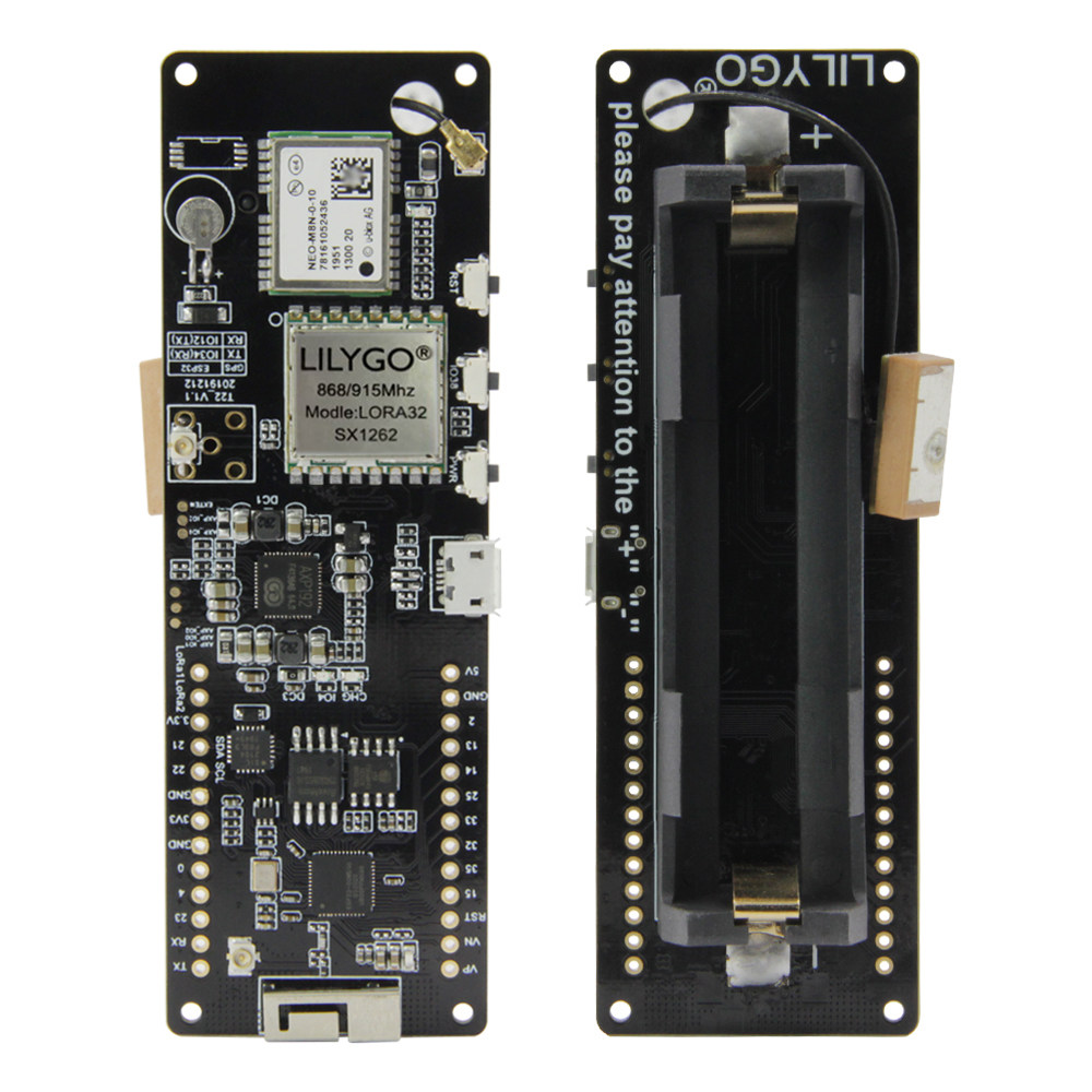 LILYGO T-BEAM V1.2 ESP32 LoRa  – Esp32 Battery Holder Lipo recenzja i cena