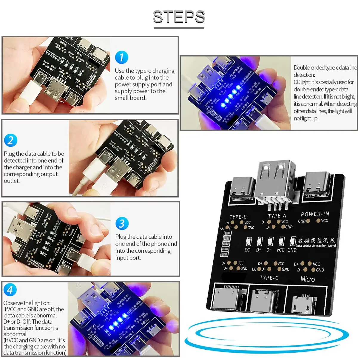 1-3 sztuki – tester USB DT3, p – Micro Usb Cable recenzja i cena