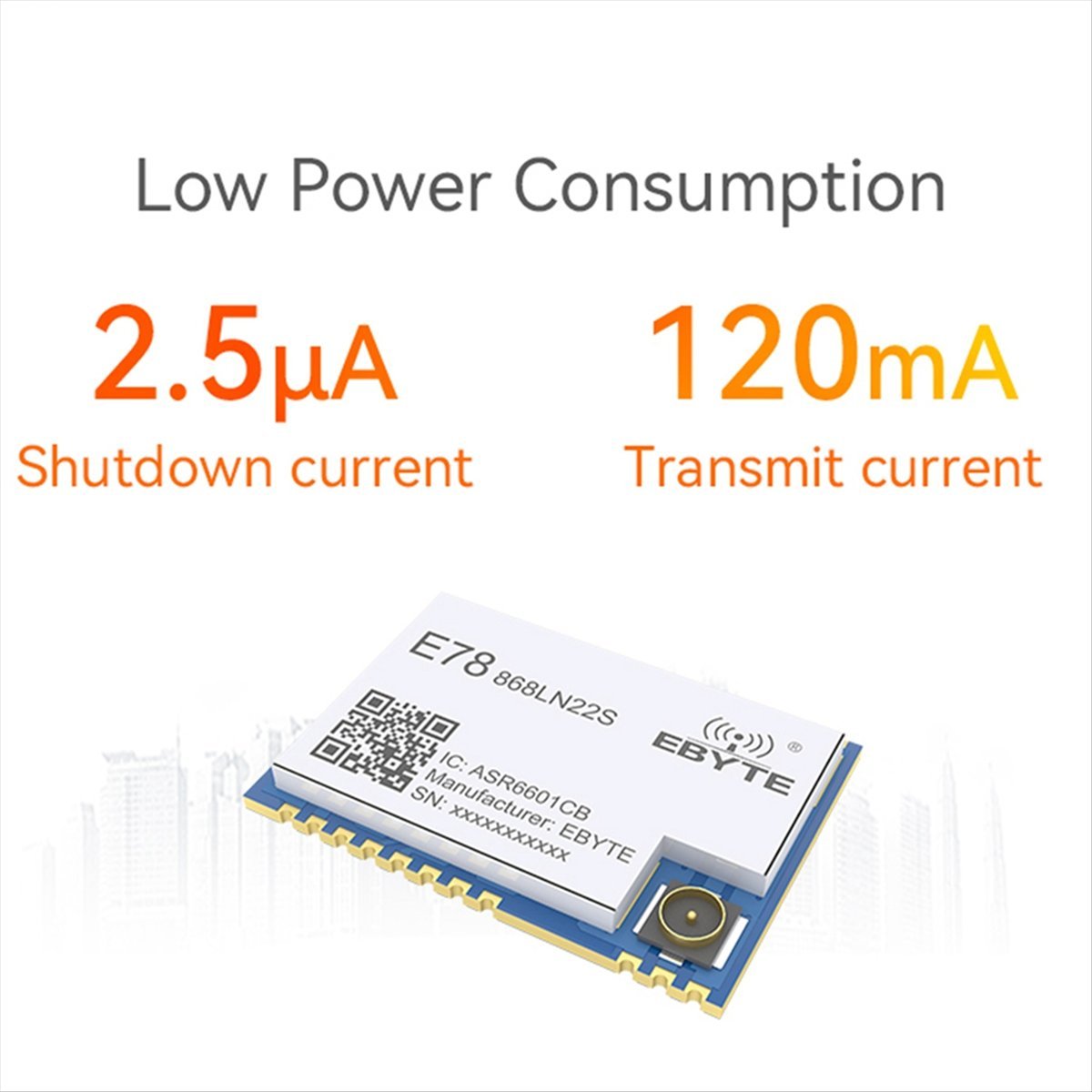 Moduł LoRa A73T LoRaWAN SoC E7 – Ipex Connector recenzja i cena