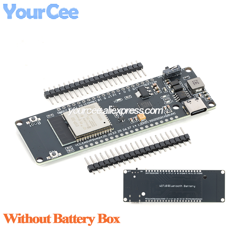 Płytka rozwojowa ESP32 z WiFi, – Esp32 Battery Holder Lipo recenzja i cena