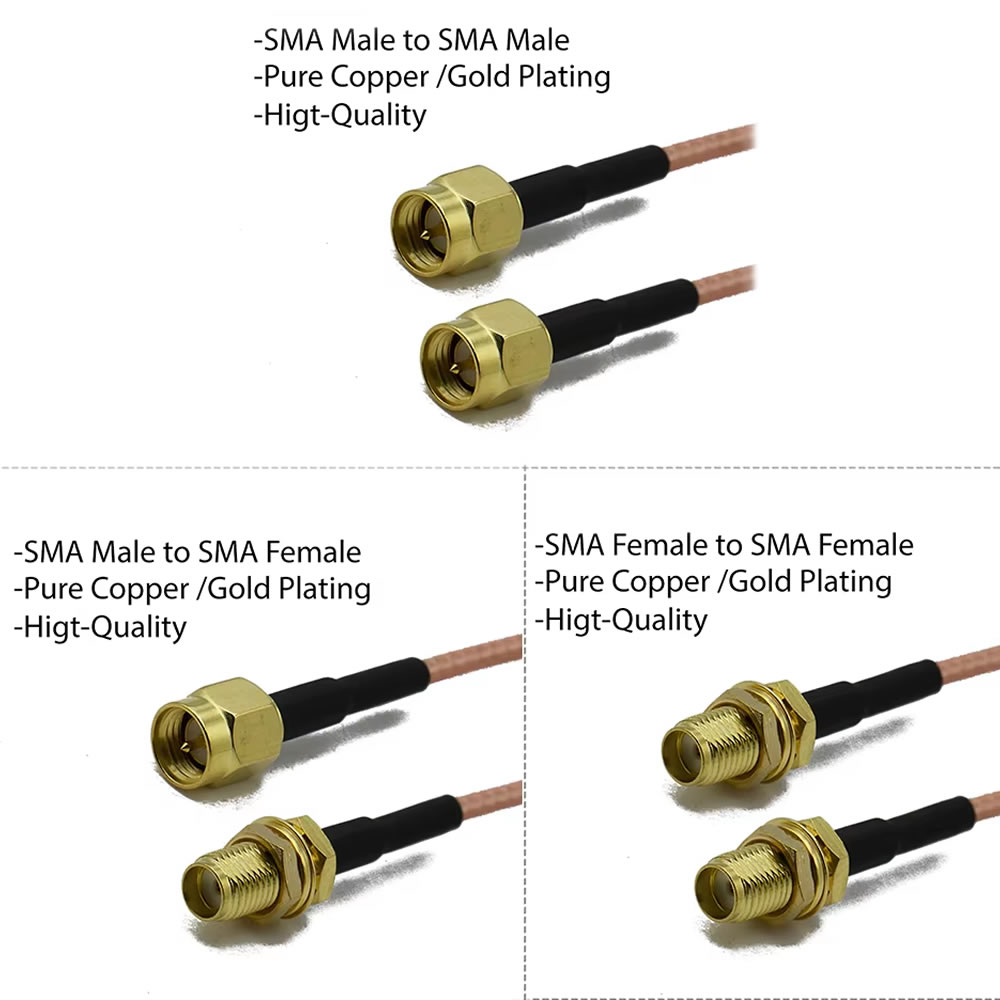 Premium RG316 SMA do SMA Wtycz – Jumper Wire Kit recenzja i cena