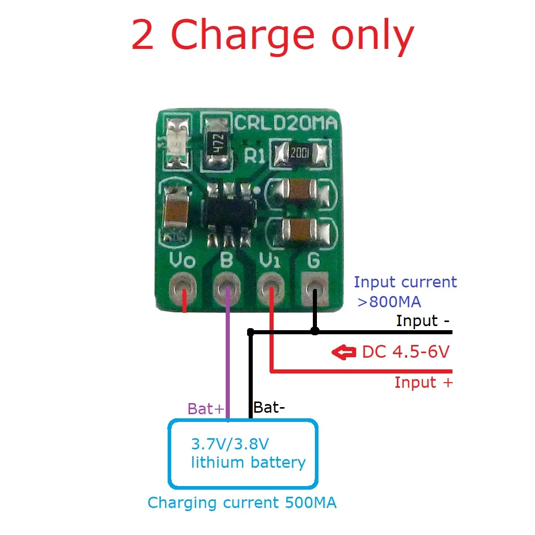 5X CRLD20MA Mini 2 w 1 Ładowar – Li Ion Charger Module recenzja i cena