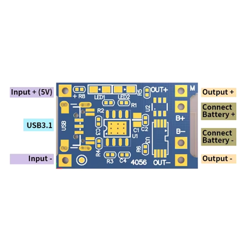 1-100 sztuk type-c USB 5V 1A 1 – Tp4056 Module recenzja i cena