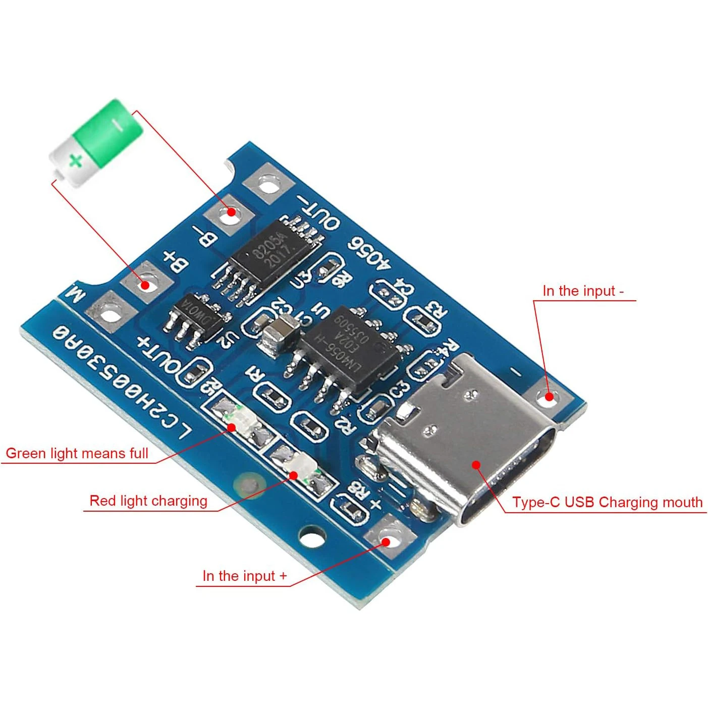 Płytka ładowania baterii litow – Tp4056 Module recenzja i cena