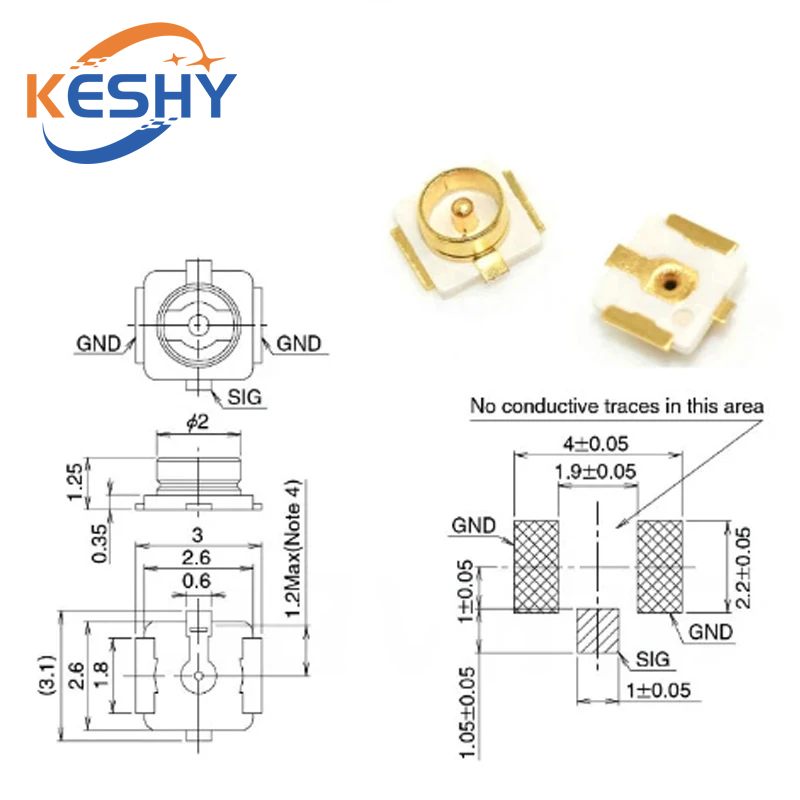 10 SZT. Złącze U.FL-R-SMT U.FL – Ipex Connector recenzja i cena